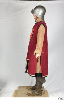  Photos Medieval Knight in cloth armor 5 Czech medieval soldier Medieval clothing a poses whole body 0003.jpg